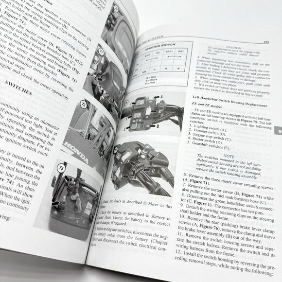 Clymer Service Manual M200 Honda Rancher TRX350 2000-2003 ATV Repair Maintenance - Picture 9 of 9